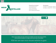 Tablet Screenshot of nieuwamstelland.nl